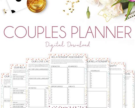 Couples Planner Relationship Planner Marriage Planner Etsy Relationship Questions Marriage