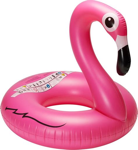 Speelgoed Flamingo Opblaasfiguur 110 Cm Roze Zwemring Zwemband