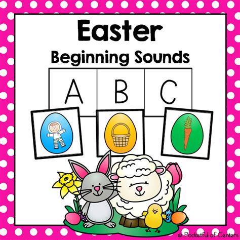 Easter Beginning Sounds Preschool Palooza Beginning Sounds Easter