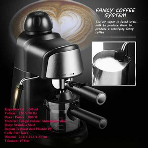 Jual Mesin Pembuat Kopi Otomatis Tekanan 15 Bar Espresso Dan Cappuccino