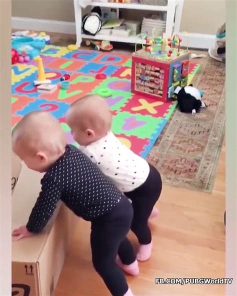 Cute Twins Baby Fighting Over Funniest Twins Baby Video Vidéo