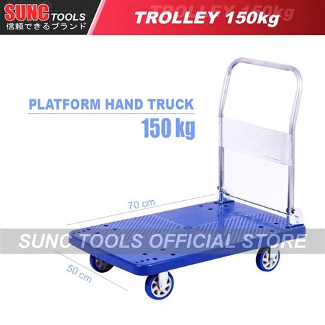 Jual Platform Hand Truck Tolley Troli Trolli Plastik Kg By Sunc