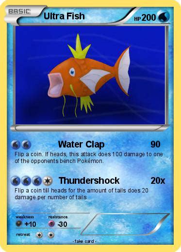 Pokémon Ultra Fish - Water Clap - My Pokemon Card