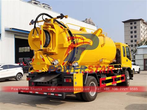 Cost Effective Isuzu Ftr Liters Combined Vacuum Jetting Truck