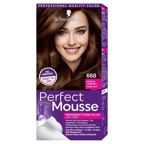 Schwarzkopf Perfect Mousse Trwała Pianka Koloryzująca Orzech Laskowy 668 Zakupy Online Z