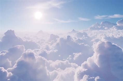 Blue Sky With Clouds Depth Dynamic Sky Stock Photo Image Of Climate