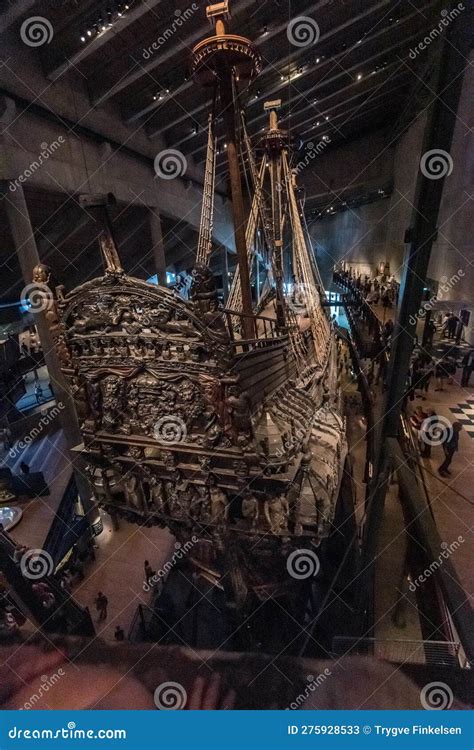 Aft View Of The Warship Vasa Editorial Stock Photo Image Of Coral