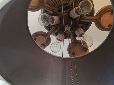 Add Lamp Shade to Ceiling Fan | Hometalk