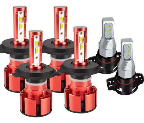 Para Chevrolet Beat Kit De Focos Led H Luz Alta Baja Cuotas Sin