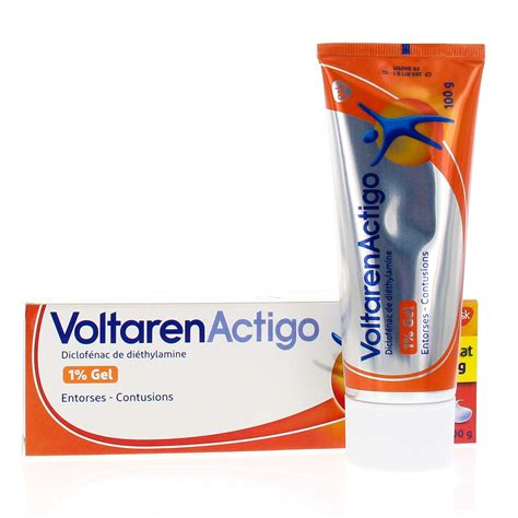 Voltaren Actigo Gel Tube G M Dicament Conseil Pharmacie