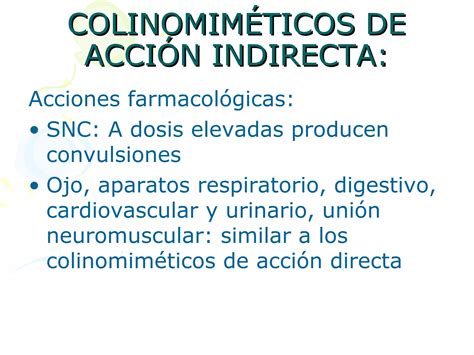 Agonistas y antagonistas colinérgicos PPT