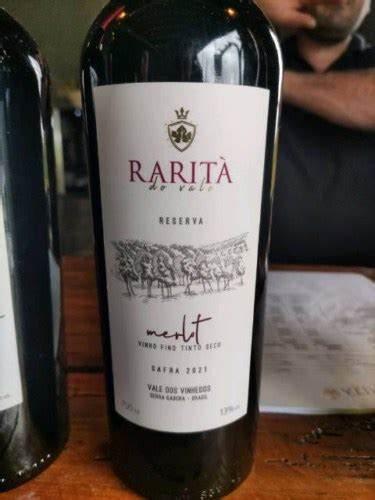 Rarit Do Vale Reserva Merlot Vivino Us