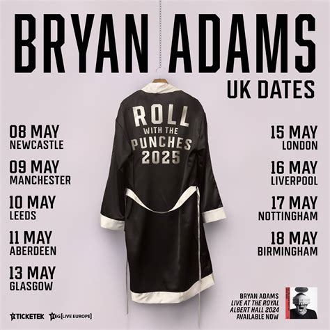 Bryan Adams 2025 İngiltere arena turunu duyurdu Haberler Power FM