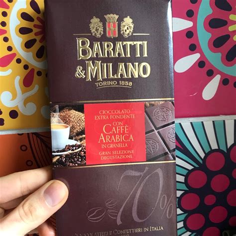 Baratti Milano Cioccolato Extra Fondente Con Granella Di Caff