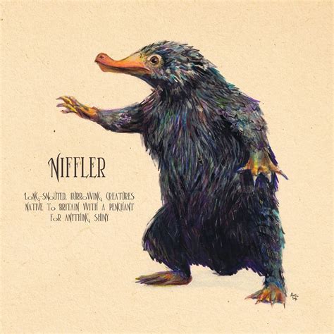 Niffler Cutest Creatures Harry Potter Creatures Fantastic Beasts