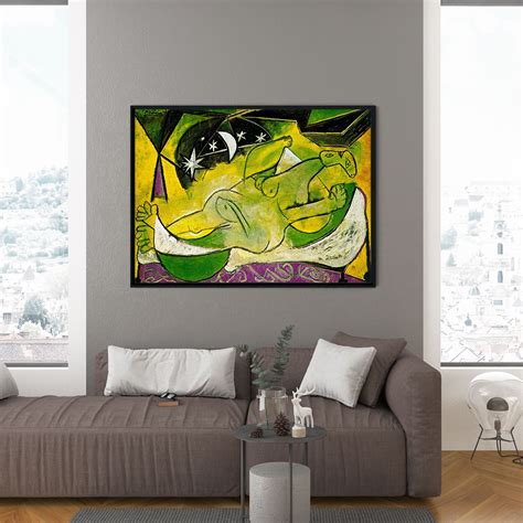 A Reclining Female Nude By Pablo Picasso Wall Art Hanging Wall Decor Home Decor