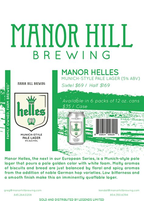 Manor Hill Helles Total Wine And More