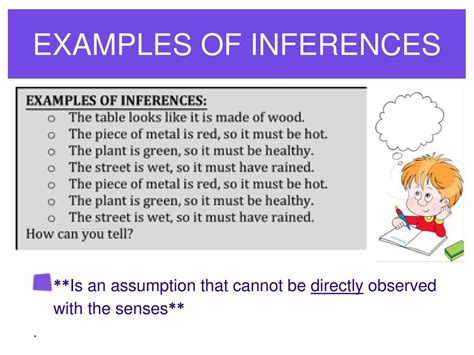 Inferences Examples