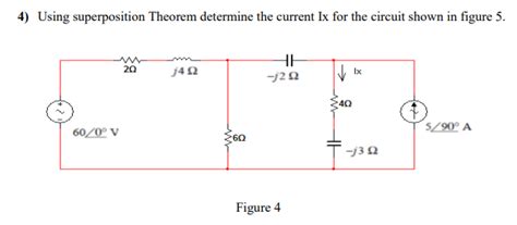 Solved Using Superposition Theorem Determine The Current Ix For