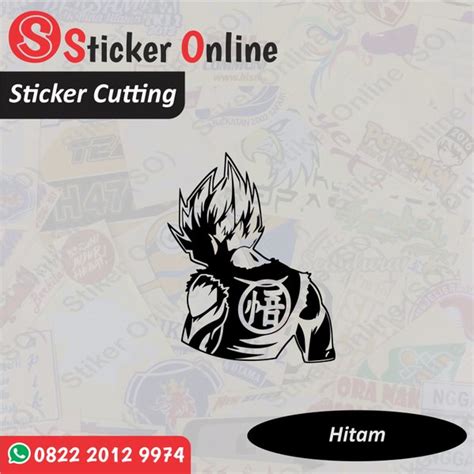 Jual Stiker Dragon Ball Son Goku Saiya Sticker Cutting Motor Mobil Di