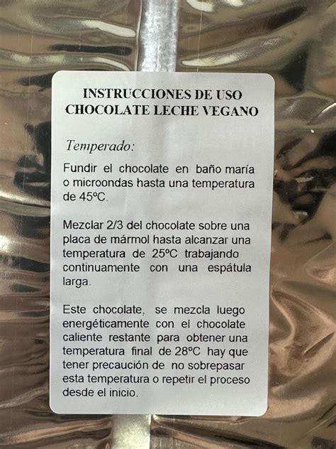 Barra De Chocolate De Leche Vegano Kg Only Natural Tienda Online