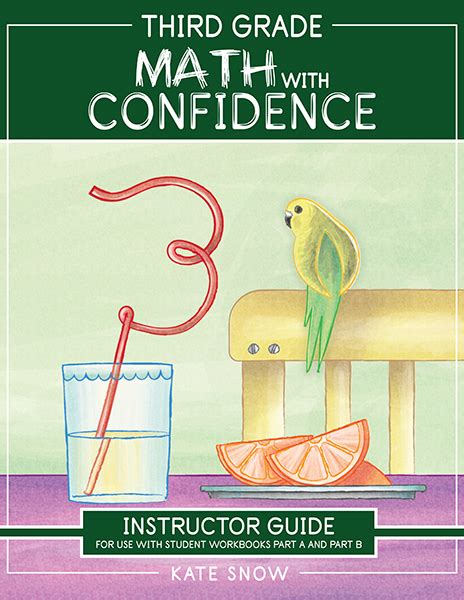 Third Grade Math With Confidence Instructor Guide Well Trained Mind