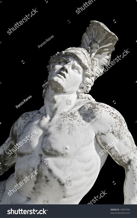 Achilles Statue Detail Ready Cropped On Stock Photo 12961993 Shutterstock