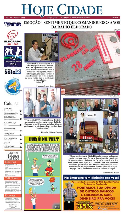 Calam O Jornal Hoje Cidade