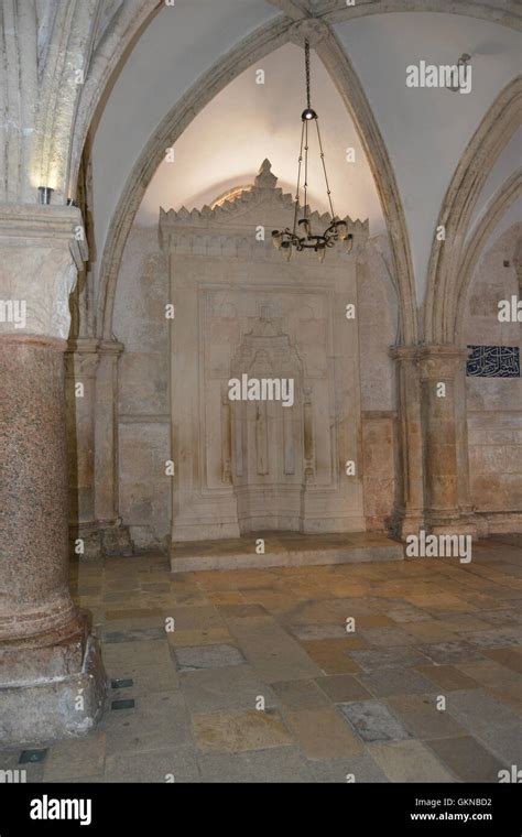 Cenacle Upper Room The Last Supper Jerusalem Israel Stock Photo Alamy
