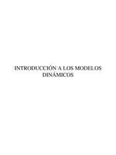 INTRODUCCIÓN A LOS MODELOS DINÁMICOS UV introducci 211 n a los