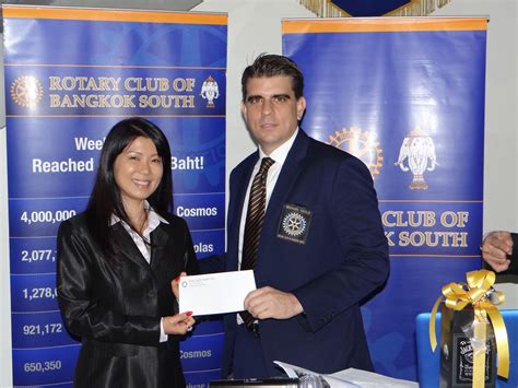 Rotary Club Bangkok South Donates To Peace And Happiness Foundation