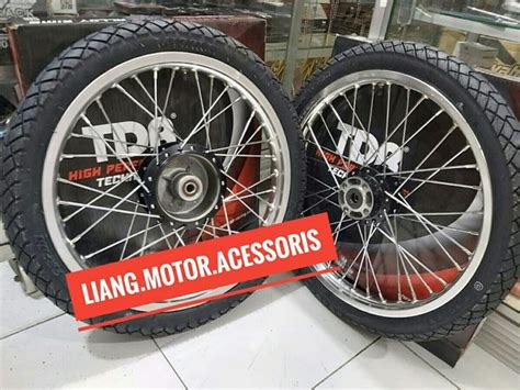 Jual Sepaket Velg Tdr Ring Ban Depan Belakang Tromol Jari