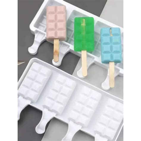 Generico Moldes De Silicona Para Helados Molde Paletas Helado Pale051