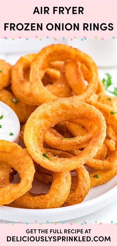 Frozen Onion Rings In Air Fryer Deliciously Sprinkled