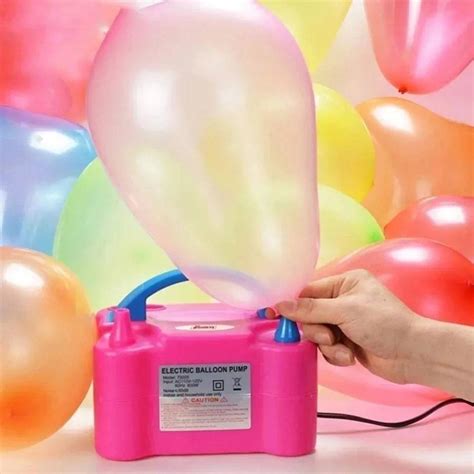 Inflador Globos Eléctrico 220v Con 2 Inyectores Importadora