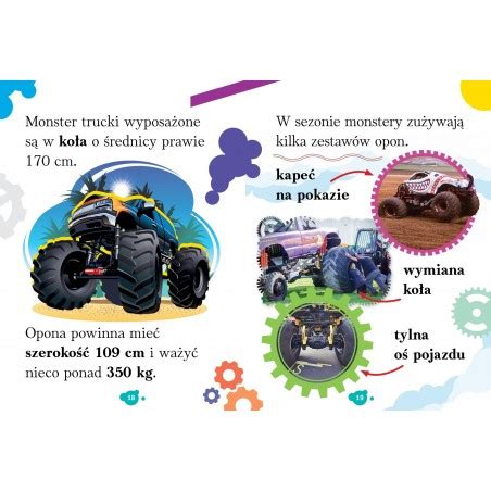 Wyrazy I Zdania Do Nauki Czytania Monster Trucki Ciekawostki Dla Dzieci