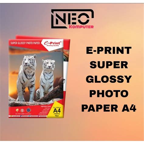 Jual Kertas Eprint Glossy Photo Paper A Shopee Indonesia