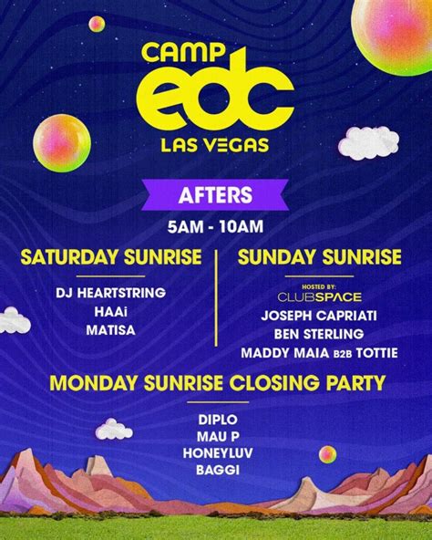 Camp EDC 2024 Party And Activity Schedules Maps And More EDM Identity