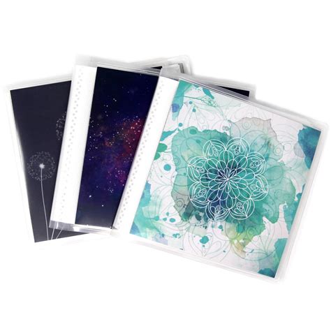 Buy 4 x 4 Square Format Photo Albums for Social Media Pack of 3, Each Mini Album Holds Up to 48 ...