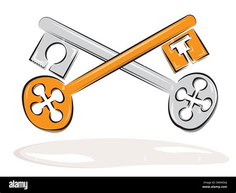 Two Keys Crossed Symbol Hi Res Stock Photography And Images Alamy