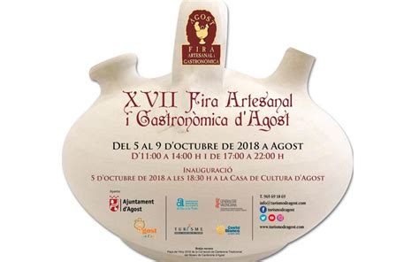 Agost Celebra La Xvii Feria Artesanal Y Gastron Mica Valle De Las