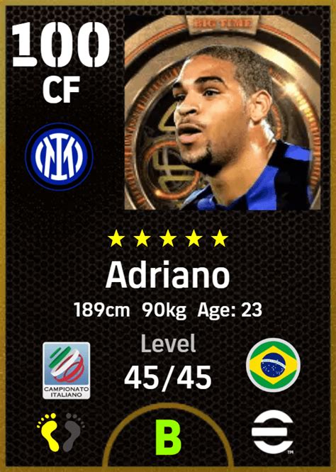 Review Adriano Epic Big Time Inter Milan EFootball 2023 Mobile Dunia