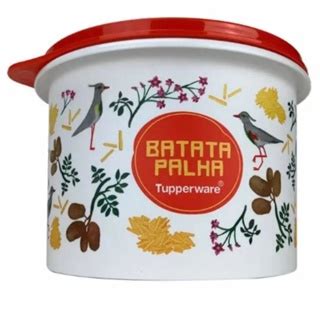 Tupperware Batata Palha Floral Gramas Shopee Brasil