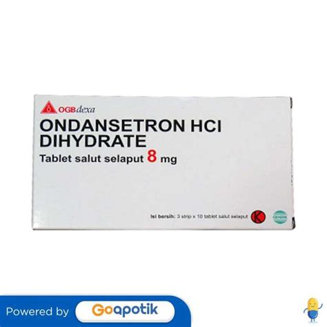 Jual ONDANSETRON HCL DIHYDRATE OGB DEXA MEDICA 8 MG BOX 30 TABLET Di