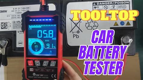 Tooltop Car Battery Tester Youtube