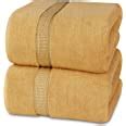 Utopia Towels Luxurious Jumbo Bath Sheet 35 X 70 Inches Beige 600