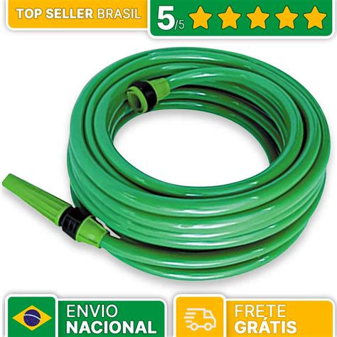 Mangueira Siliconada Duocolor Revestida 10m A 50m Flex Vel Resistente