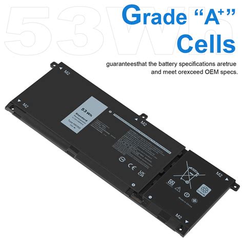 H5ckd Battery For Dell Latitude 3410 3510 Inspiron 5300 5401 5409 5501 5502 5509 Ebay