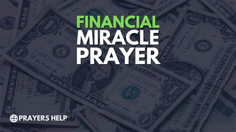 Financial Miracle Prayer That Works Immediately Prayers Help