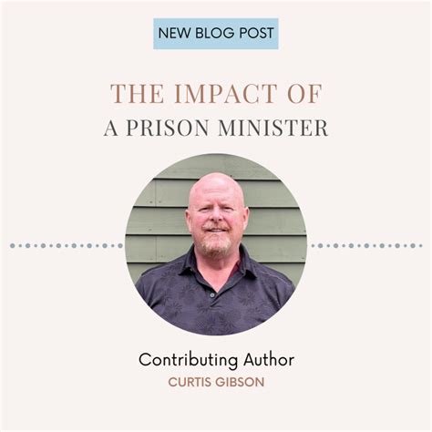 The Impact Of A Prison Minister Catholic Prison Ministries Coalition